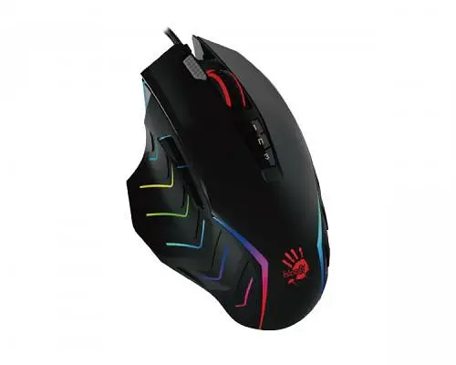 Мышь Bloody J95s Black, USB Activated, Extra Fire Button, 8000 dpi, RGB, 20M нажатий - фото 4