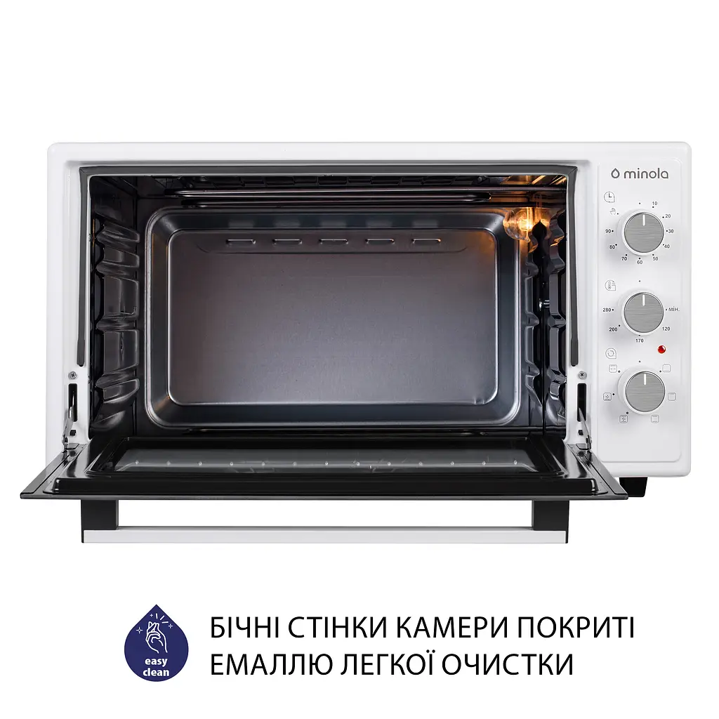 Електрична піч Minola FOET 4815 WH - фото 9