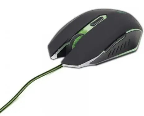 Мышь игровая Gembird MUSG-001-G Green USB - фото 2