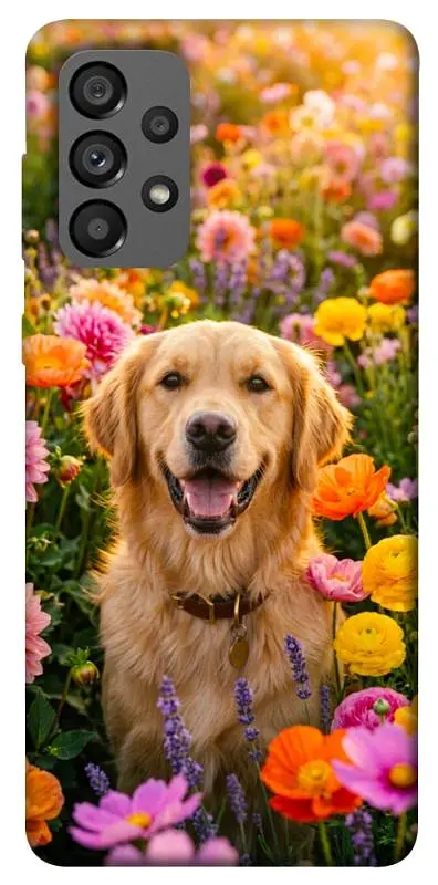 TPU чохол Demsky Flowery labrador для Samsung Galaxy A73 5G