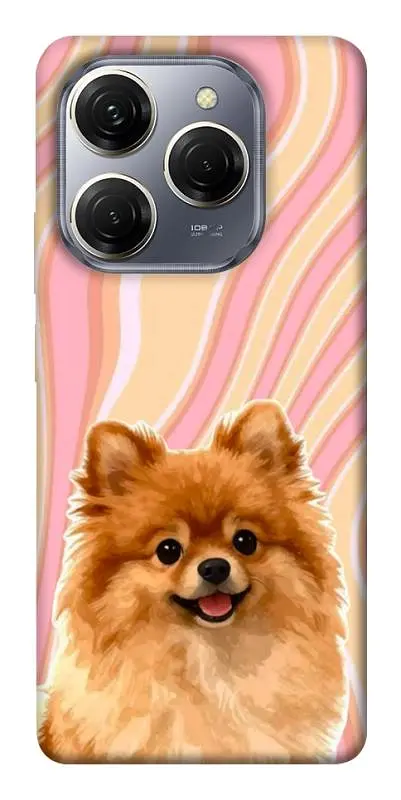 TPU чохол Demsky Pastel spitz для TECNO Spark 20 Pro