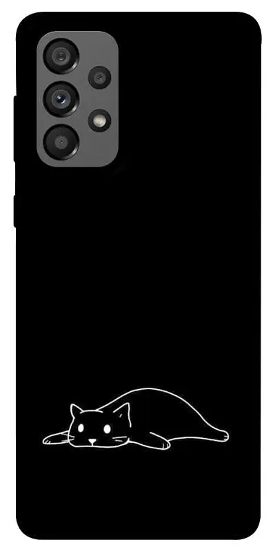 TPU чохол Demsky Lazy cat для Samsung Galaxy A73 5G