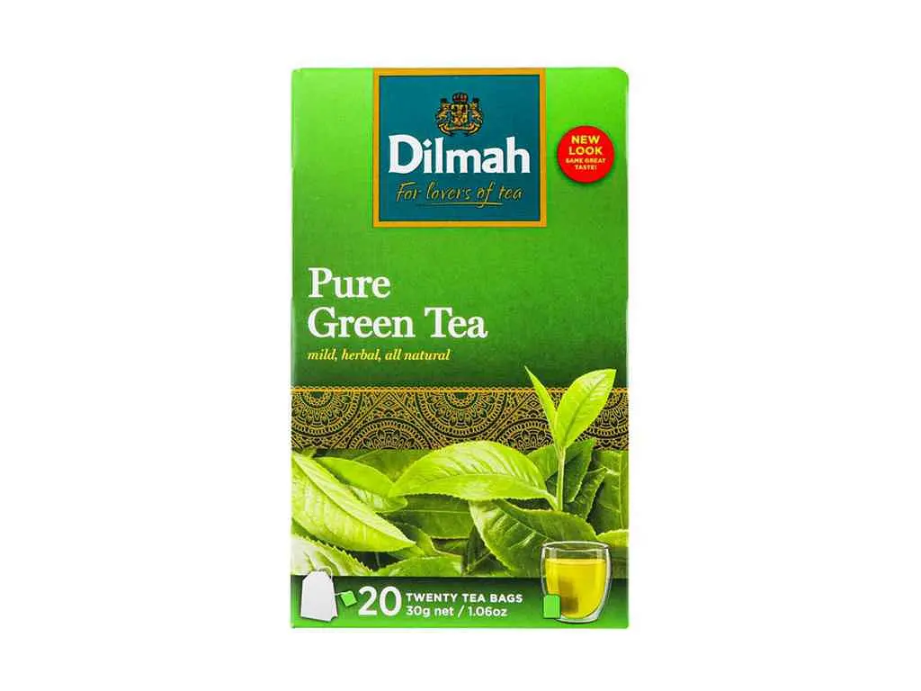Чай пакетований зелений Dilmah 20 пакетиків Зелений з/я 1,5 г