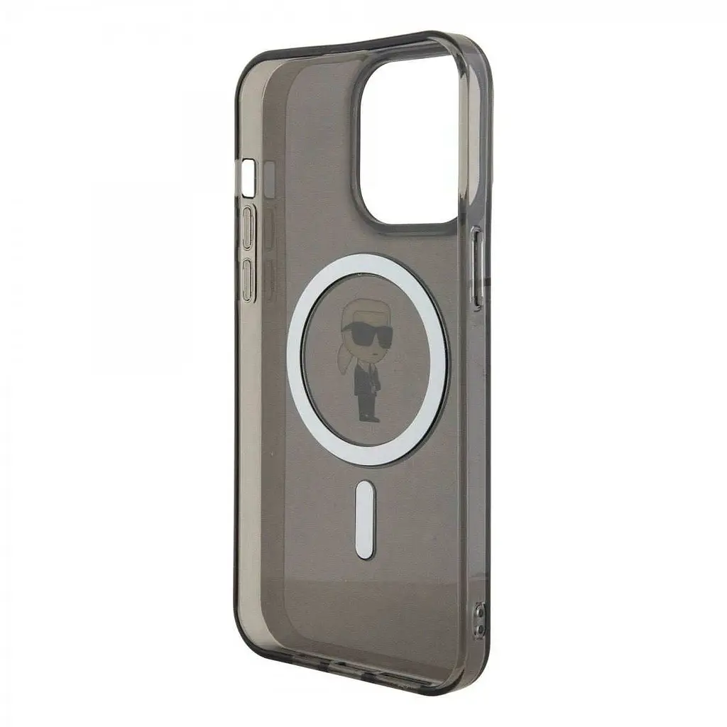 Чехол Karl Lagerfeld IML Ikonik MagSafe Back Cover для iPhOne 15 Pro Max Black (57983116836) - фото 6
