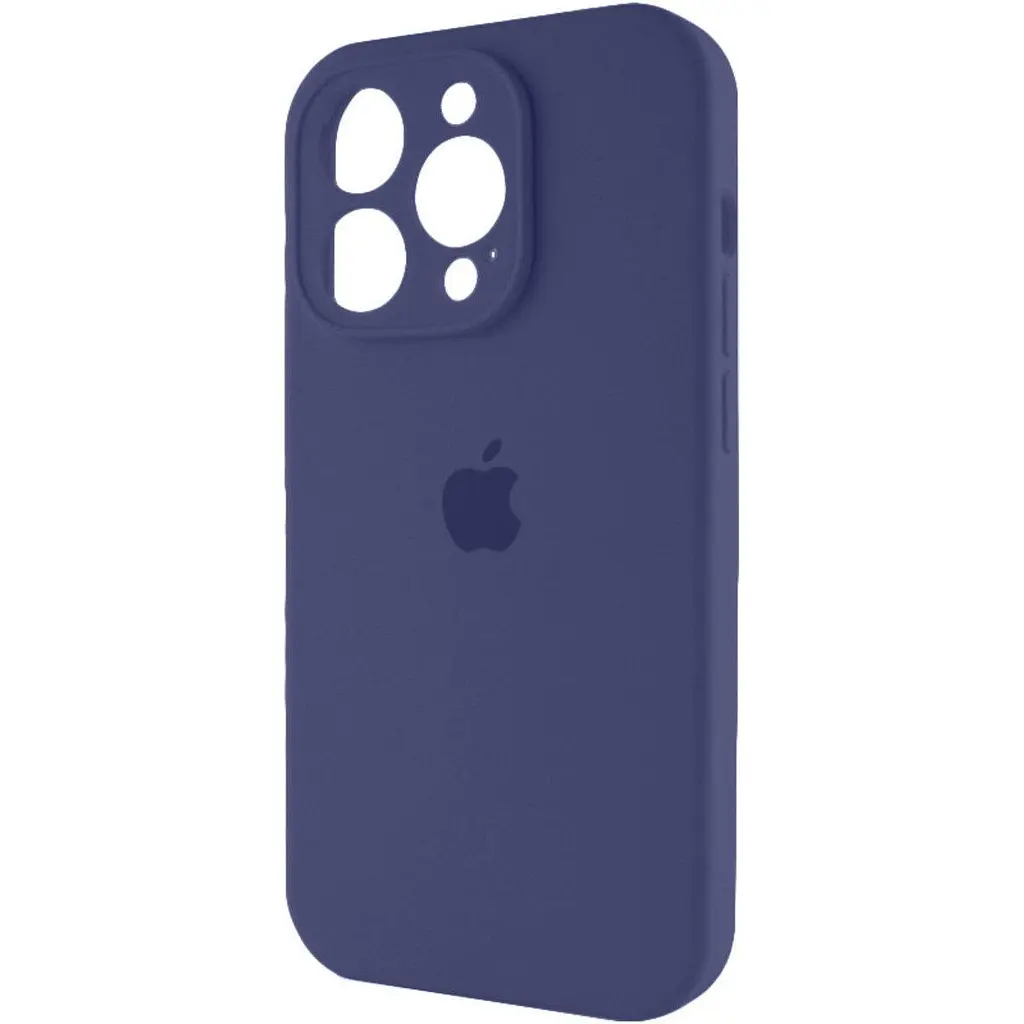 Чохол Silicone Case Camera Protect для Apple iPhone 16 Pro Max Dark Blue AA [117098] - фото 4