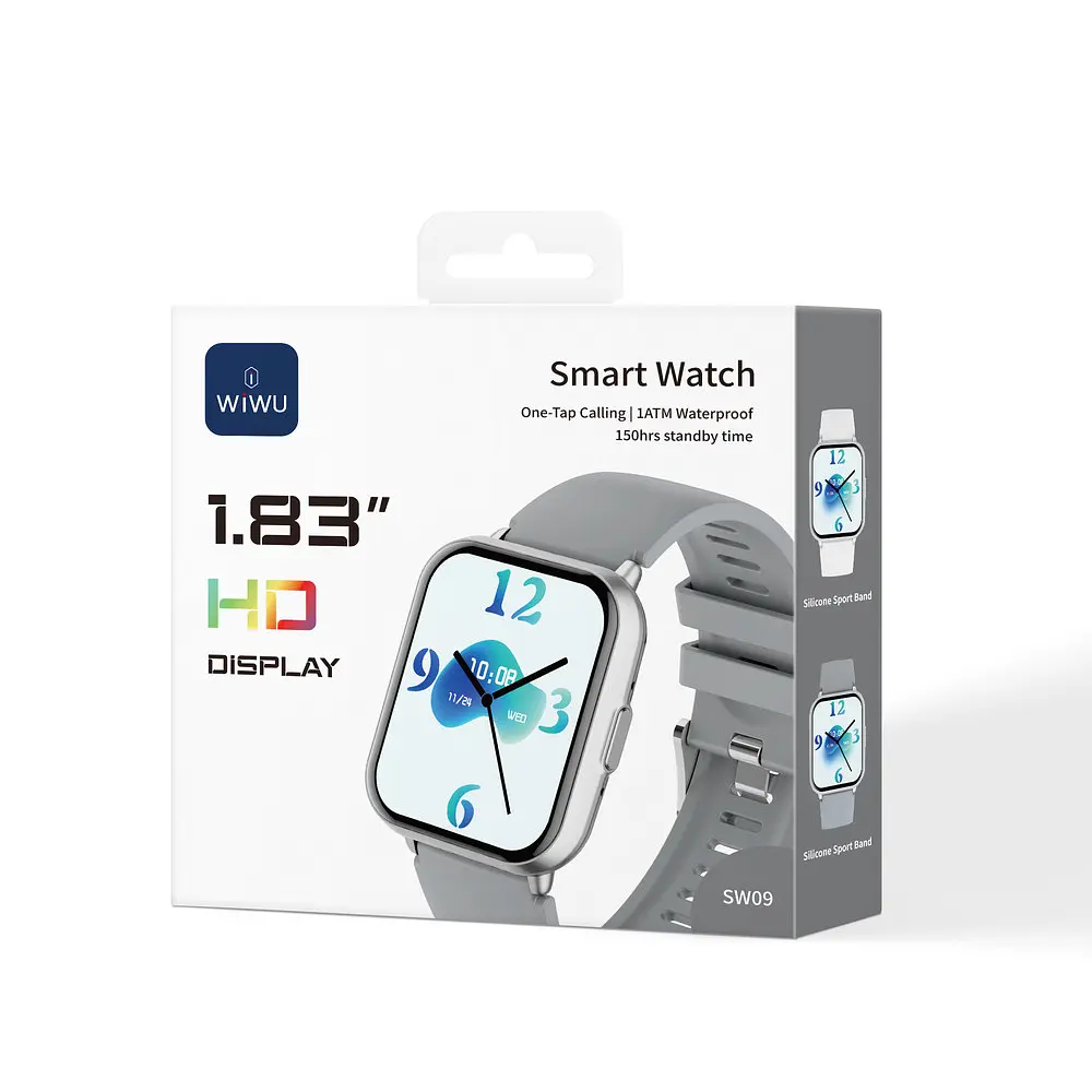 Смарт-часи WIWU Smart Watch SW09 Сріблястий - фото 2