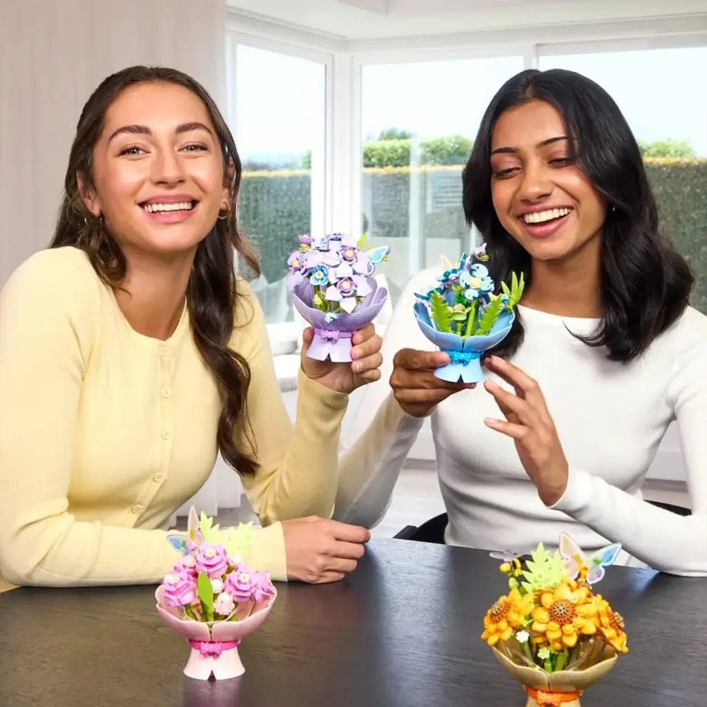 Конструктор Max у капсулі серії "Bouquets" S1 - Букет соняшників (світло) - фото 5