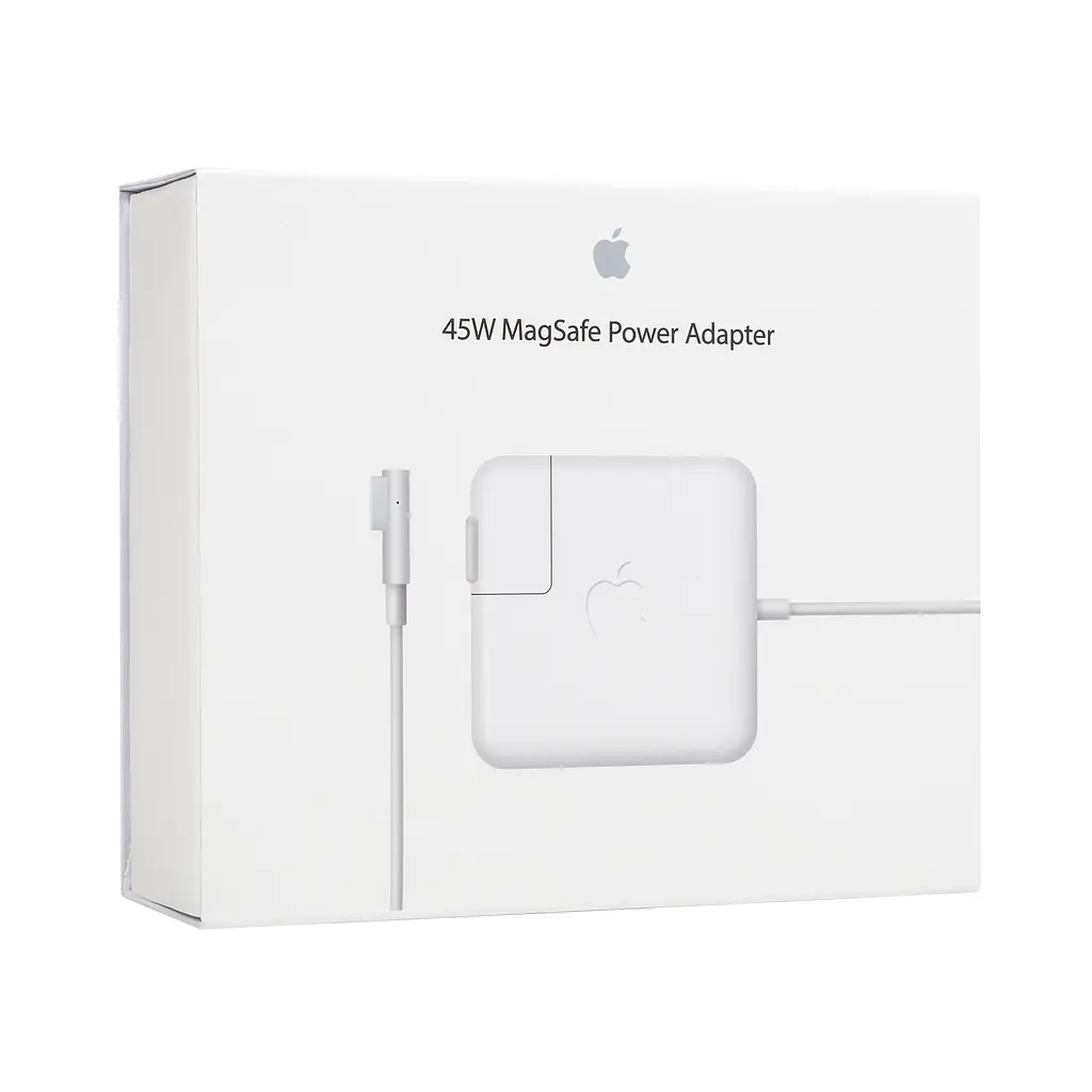 Зарядний пристрій для макбука, 45W, MagSafe (L-tip), білий блок живлення, зарядний пристрій для ноутбука з подовженим мережним кабелем + магнітний кабель, швидка зарядка, адаптер живлення Apple MacBook (MC747) (ARM47614) - фото 3