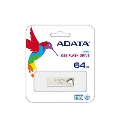 Флеш-накопичувач USB 64Gb UV210, Silver, USB 2.0 (AUV210-64G-RGD) ADATA teh0029161 - фото 4