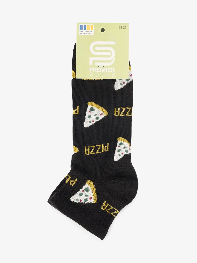 Шкарпетки середні для хлопчика PremierSocks 16Д-2ВР 23-25 Чорний (4820203391813) - фото 3