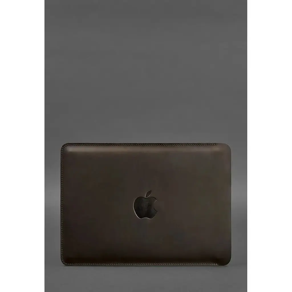 Шкіряний чохол BlankNote для MacBook 15-16 Темно-коричневий - фото 4