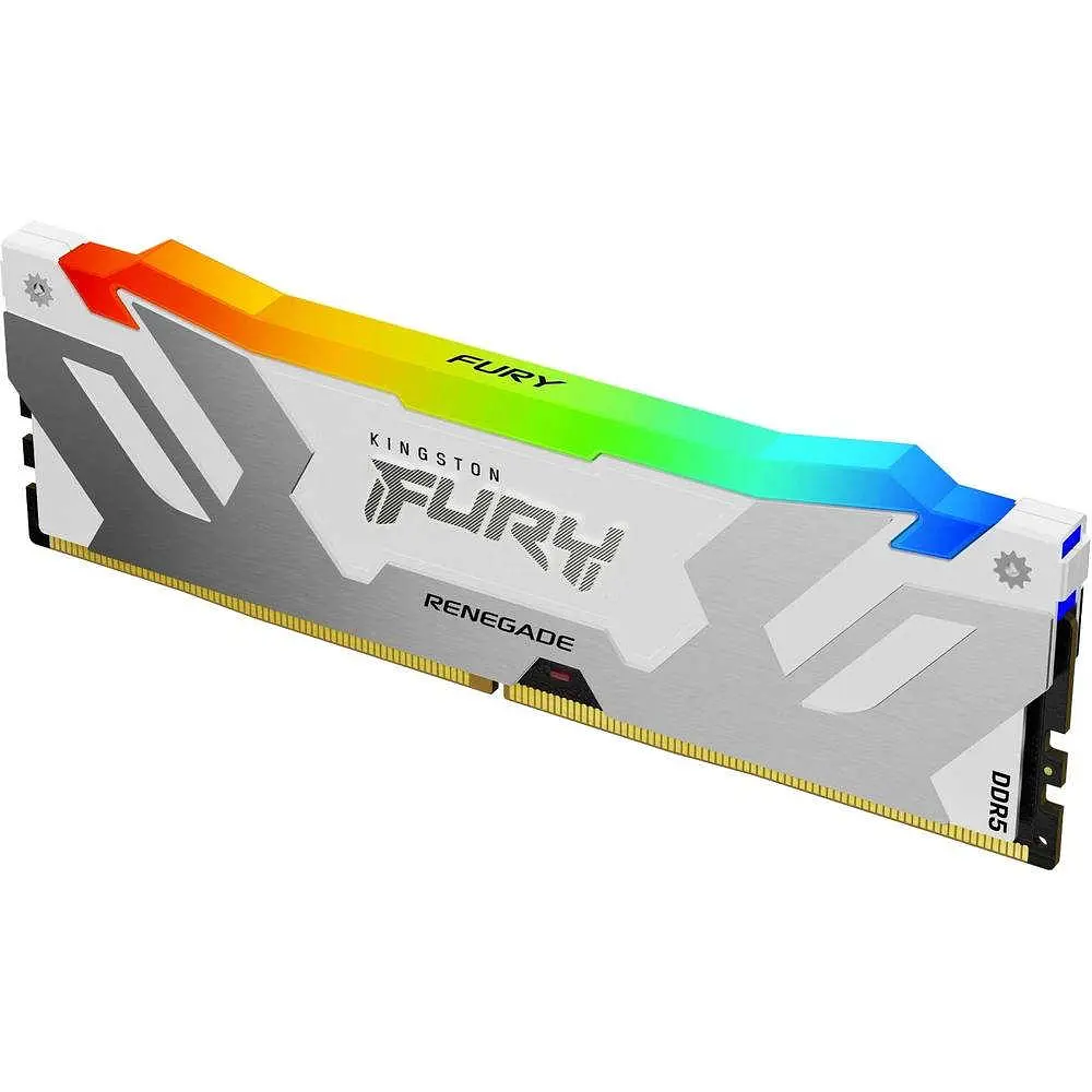 Память для настольных компьютеров Kingston FURY 64 GB (2x32GB) DDR5 6400 MHz Renegade Silver/White RGB (KF564C32RWAK2-64) - фото 3