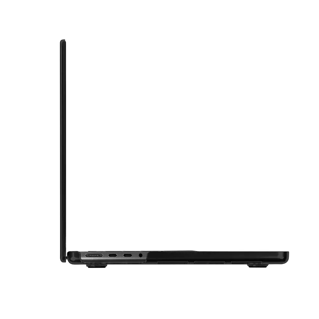 Чохол-накладка для MacBook Pro 16 M5 Pro-M2 Pro/M5 Max-M1 Max, чорний, Crystal, полікарбонат (PC), захисний, прозорий, захист від подряпин і пошкоджень, вентиляція, доступ до портів, протиковзкі ніжки, для макбука, ArmorStandart (ARM79450) - фото 7