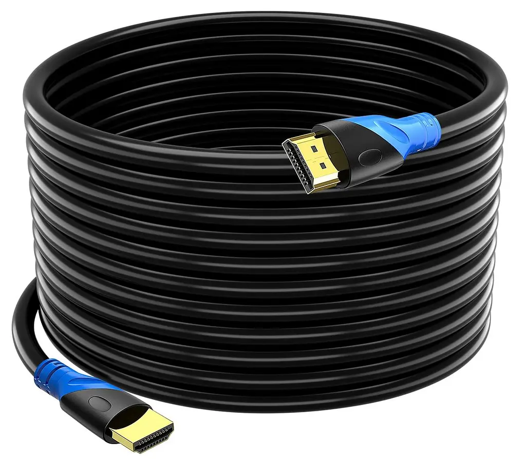 Кабель Rommisie HDMI 2.0 4K 15 м (50FT) 18 Гбіт/с із позолоченими роз'ємами