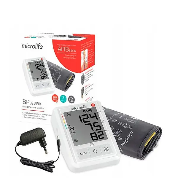 Тонометр Microlife BP B3 AFIB автоматический с адаптером на плечо - фото 4