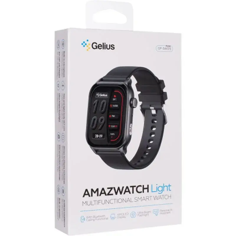 Смарт-годинник Gelius GP-SW015 Amazwatch Light Black (2099901012722) - фото 10