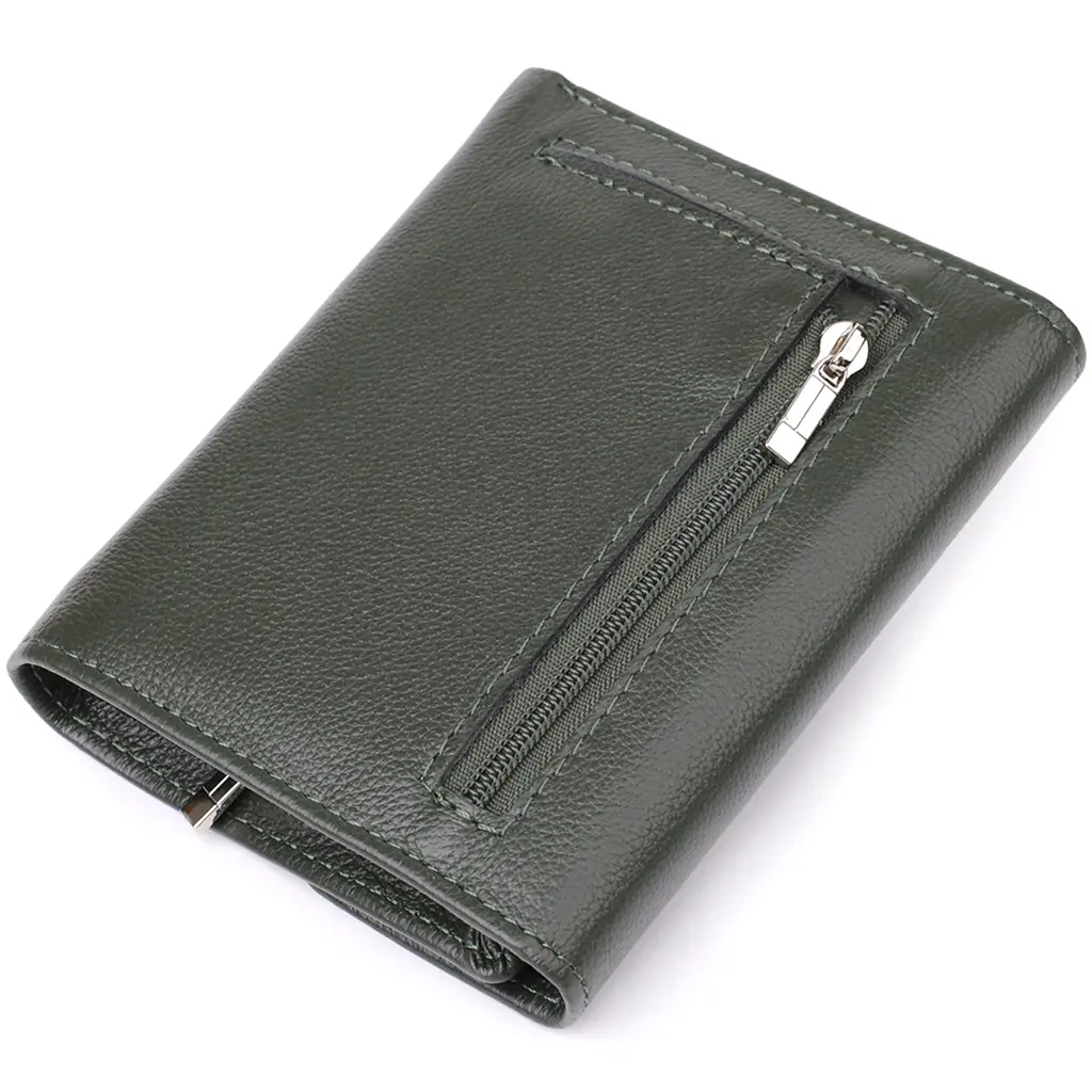 Кошелек среднего размера из натуральной кожи ST Leather 12х14х2 см acs0029695 - фото 2