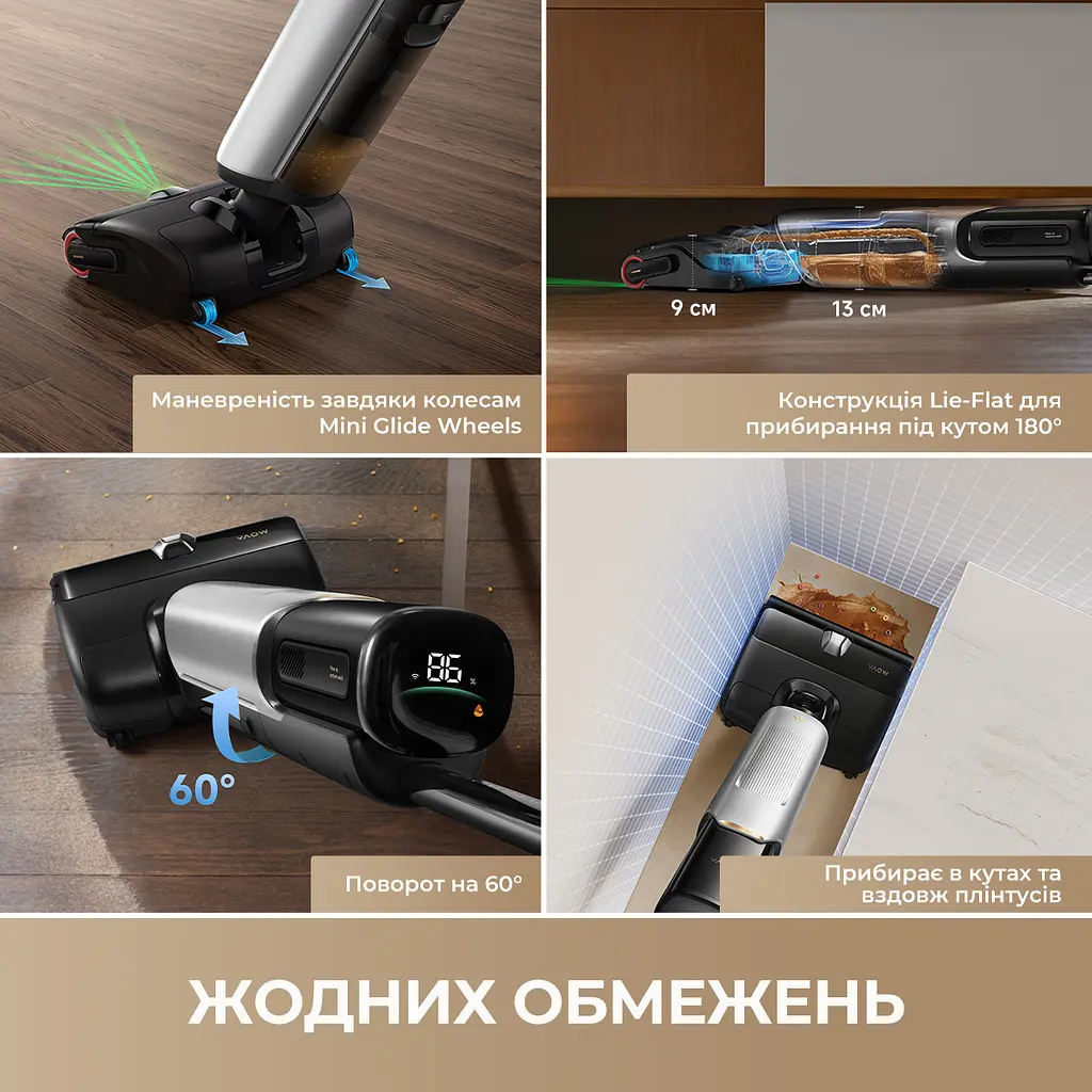 Бездротовий миючий пилосос MOVA X4 Pro - фото 4