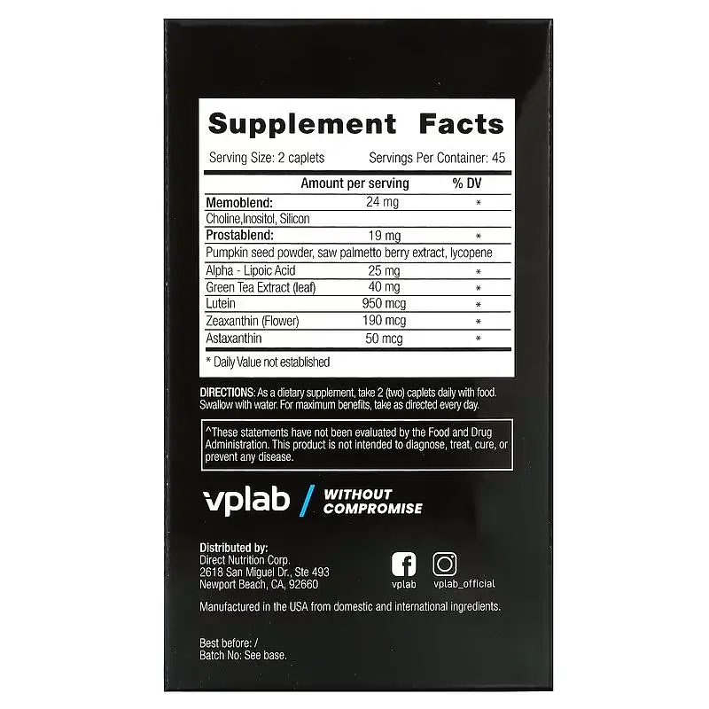 Комплекс VPLab Ultra Men's Sport Multivitamin Formula №90 - фото 6