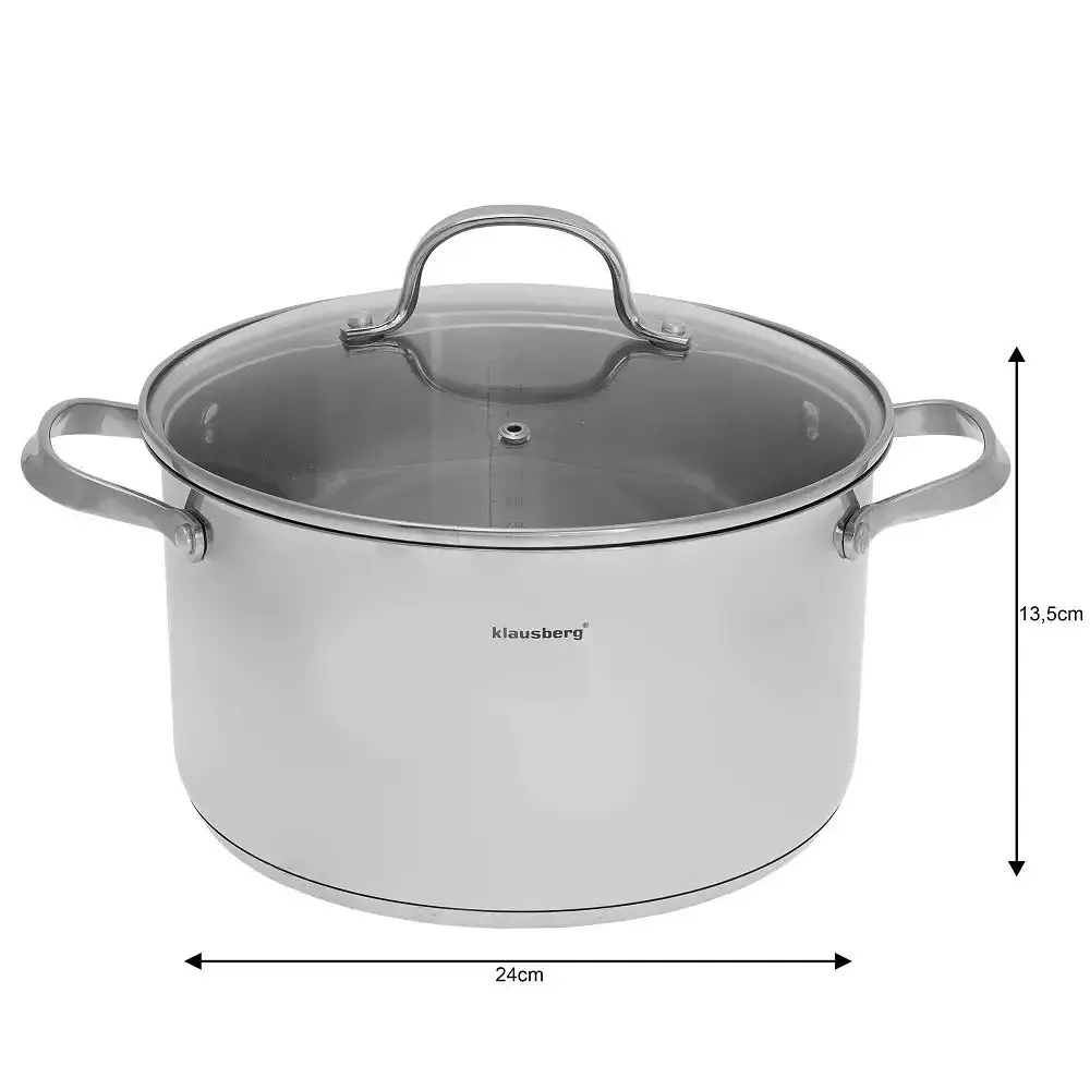 Каструля Klausberg KB-7214 24см 5.9л - фото 4