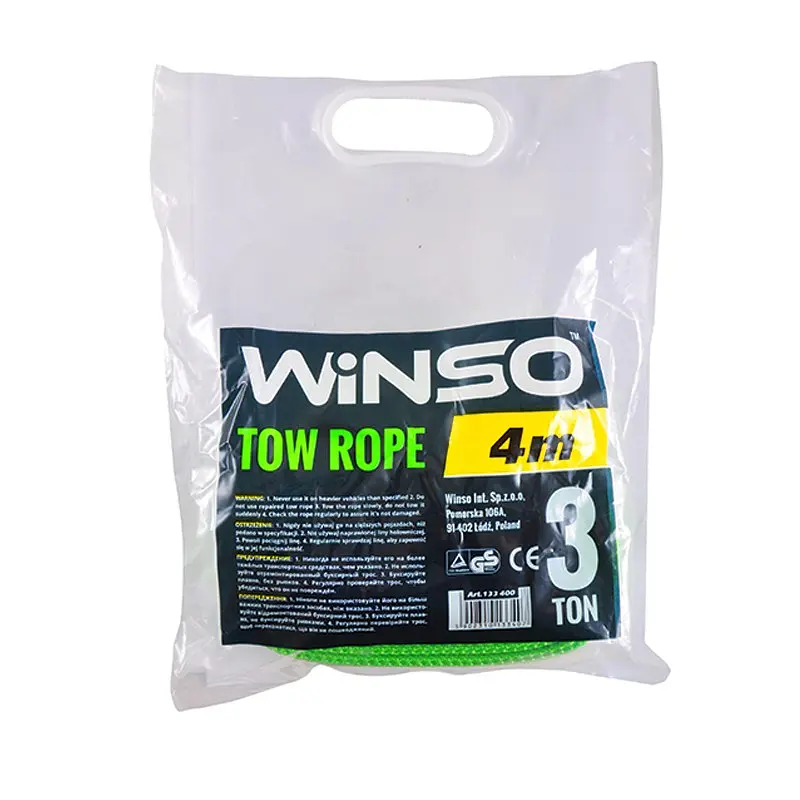 Трос стрічковий з гачками WINSO 3т 4м 133400