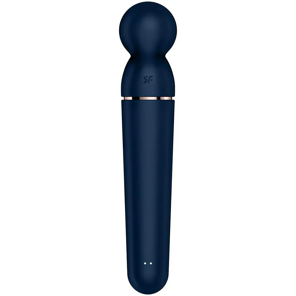 Вібромасажер Satisfyer Planet Wand-er Blue/RoseGold - фото 3