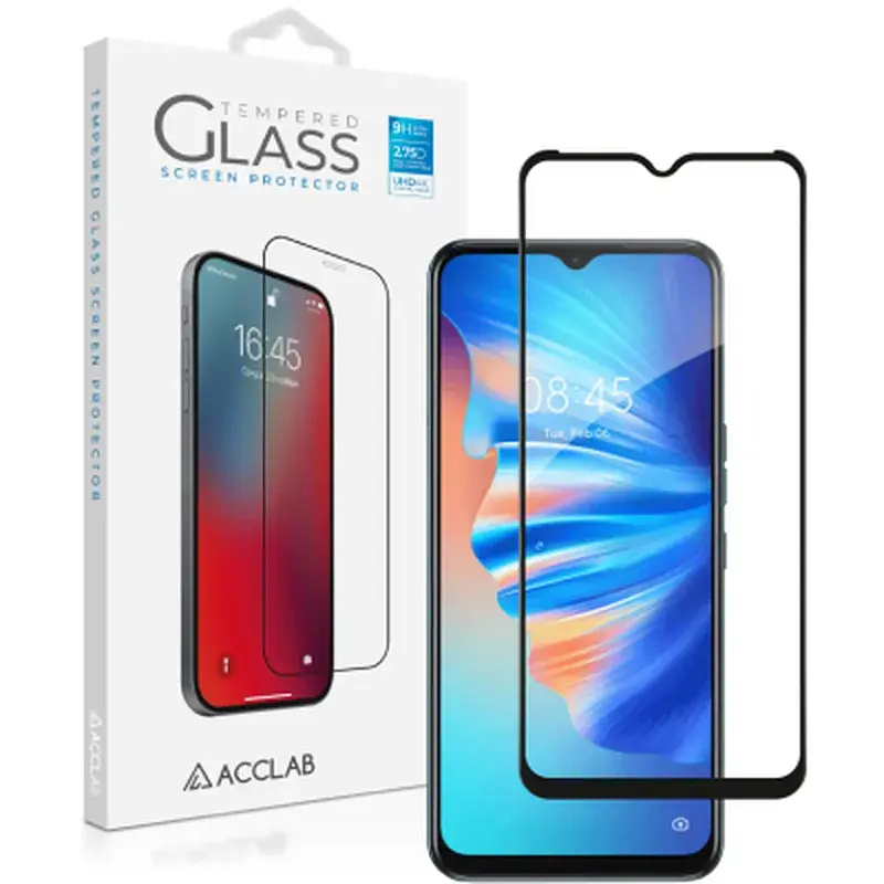 Скло захисне ACCLAB Full Glue Tecno Spark 8T (1283126542244) - фото 7
