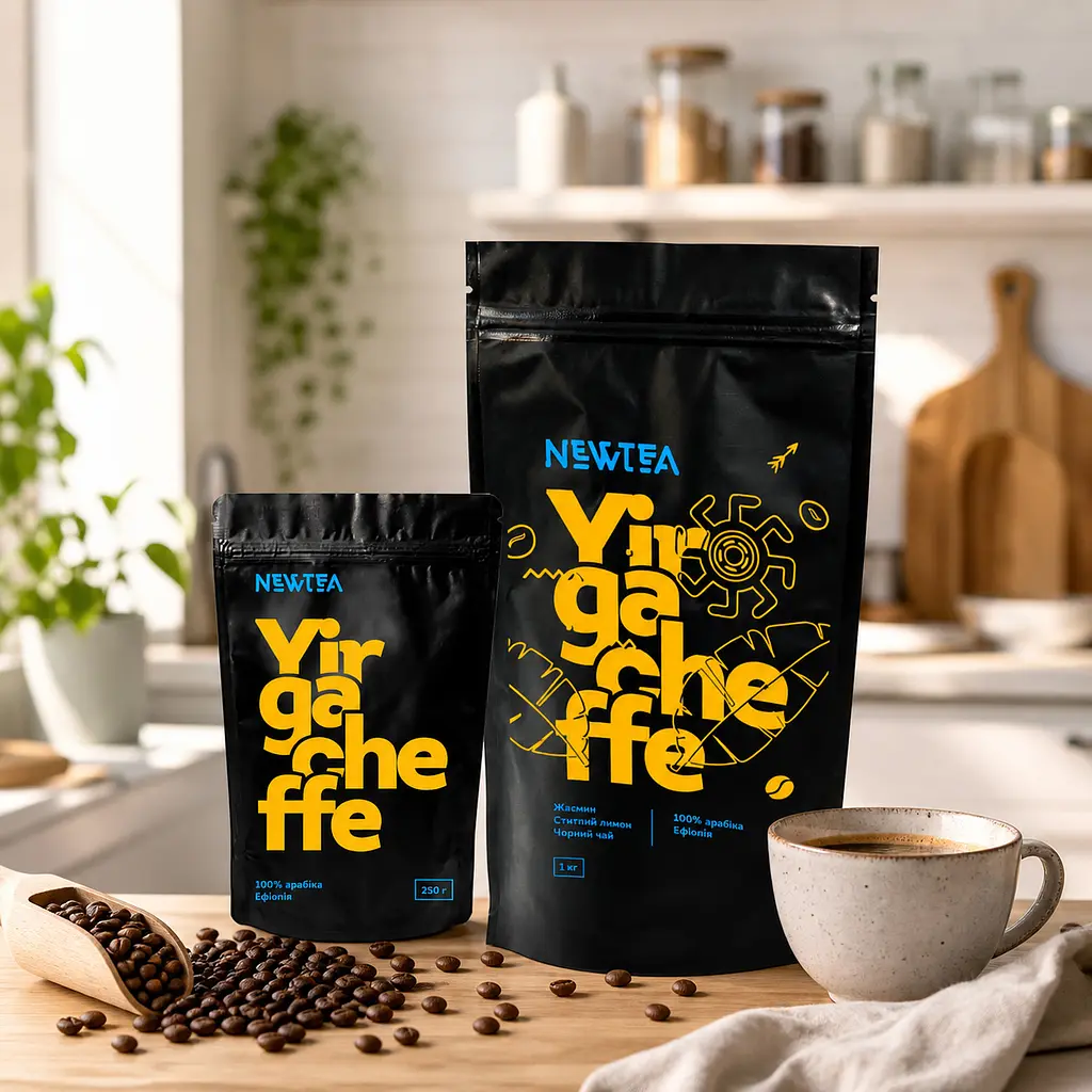 Кава в зернах NewTea Yirgacheffe, 250 г - фото 3