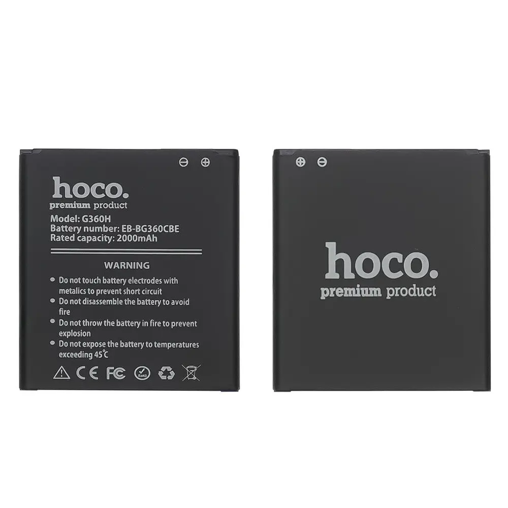 Аккумулятор Hoco EB-BG360CBE для Samsung G360/G361/J200 J2 (2015) - фото 2