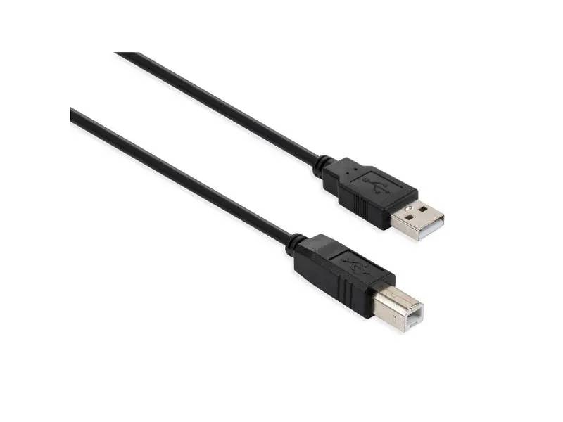 Кабель Vinga USB 2.0 AM/BM Black 5m (VCPUSBAMBM5BK)