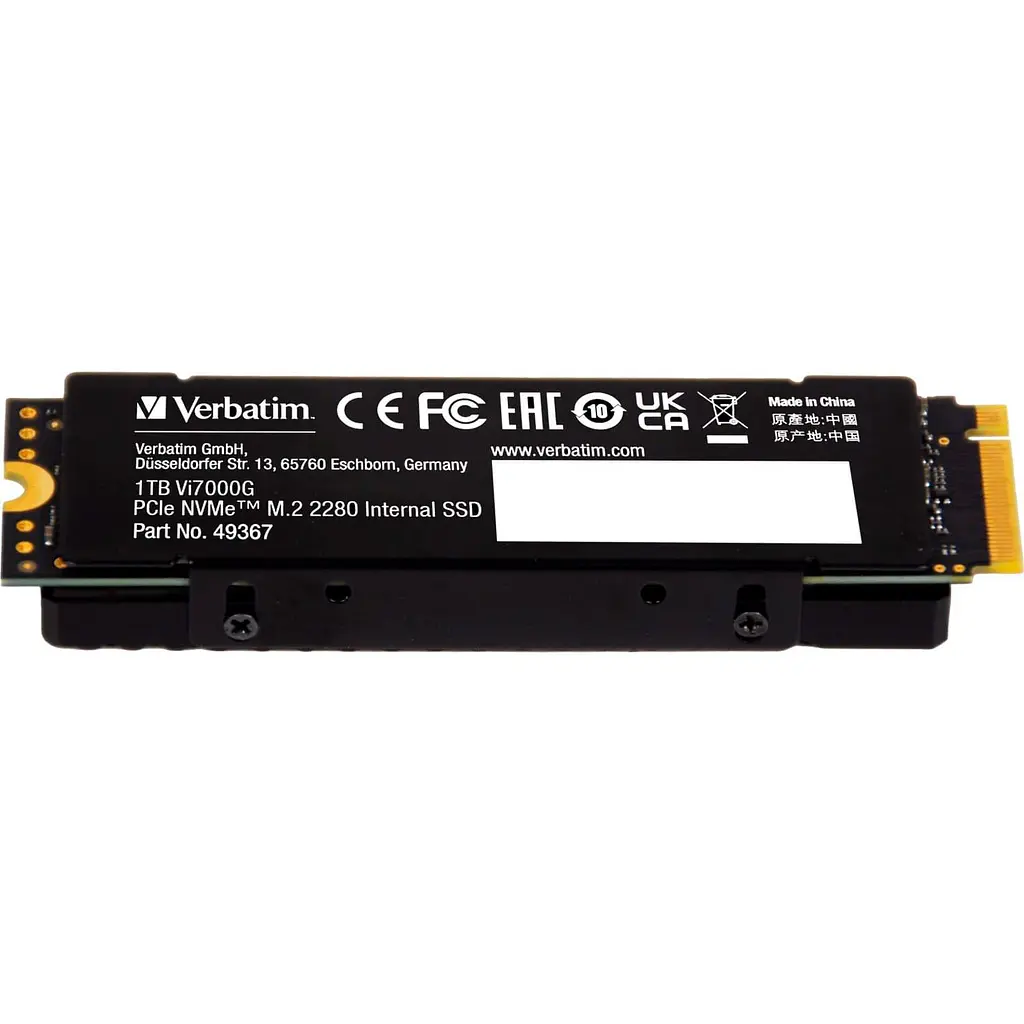Накопичувач SSD Verbatim m.2 NVMe 1TB SSD-Vi7000G PCIe 4.0 (49367) - фото 7