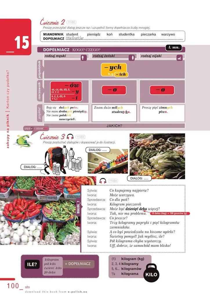Polski, krok po kroku 1 (A1/A2) Podręcznik + e-Coursebook - Івона Стемпек - фото 4
