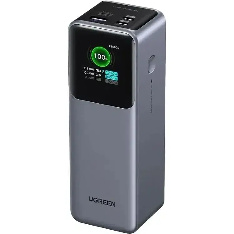 Power Bank Ugreen PB722 25000mah 200W LED (35525B) Gray UA