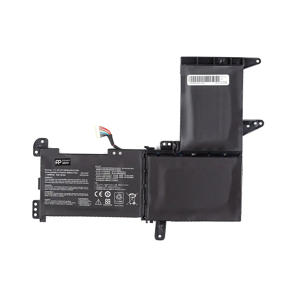 Акумулятор до ноутбука PowerPlant ASUS VivoBook S15 (B31N1637) 11.4V 3600mAh (NB431120) - фото 2