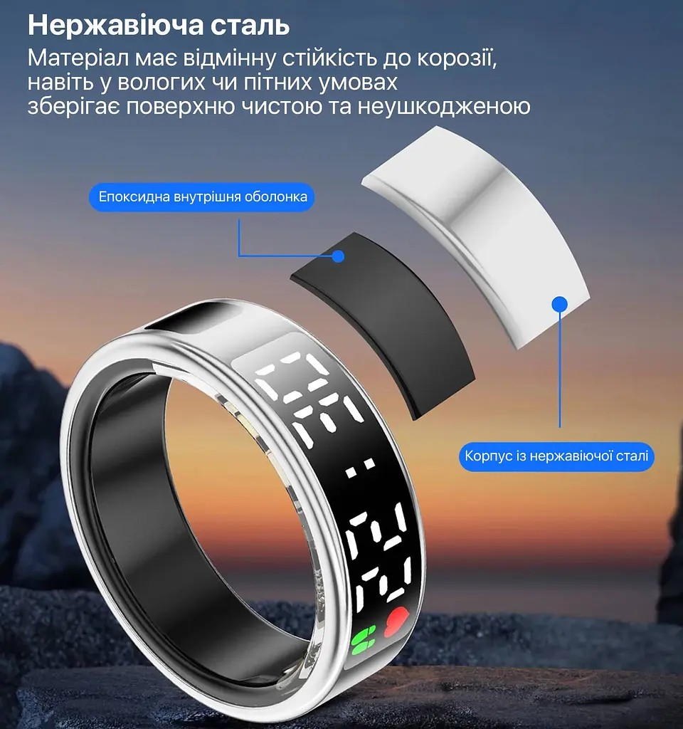 Смарт-кільце Inspire HSR08 10 Gold (HSR08-10) - фото 3