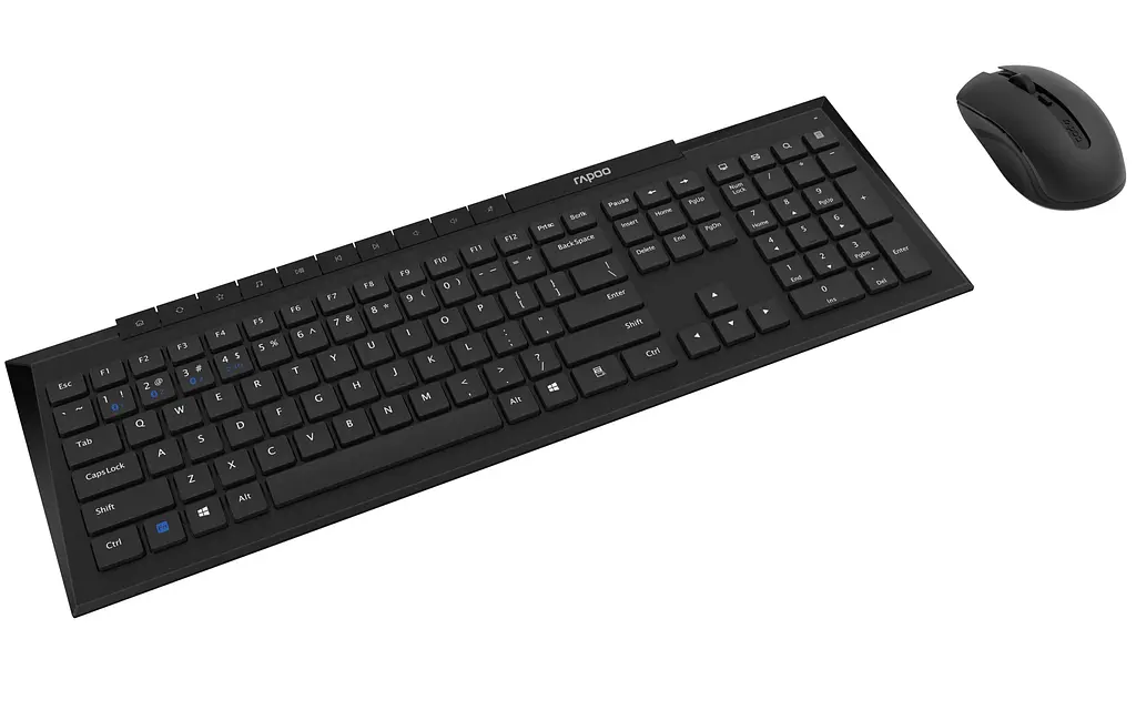 Комплект (клавіатура + миша) Rapoo 8210M wireless, черний (8210M black) - фото 11