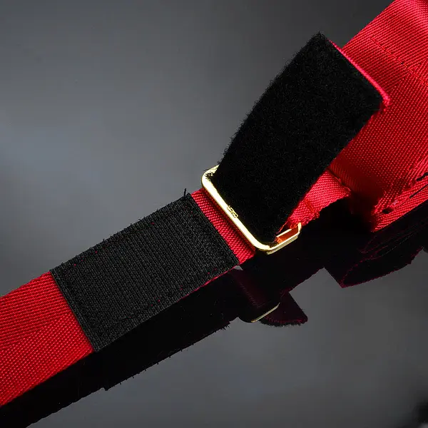 BDSM набір Upko Bowknot Hogtie Portable Bondage Gear червоний - фото 6