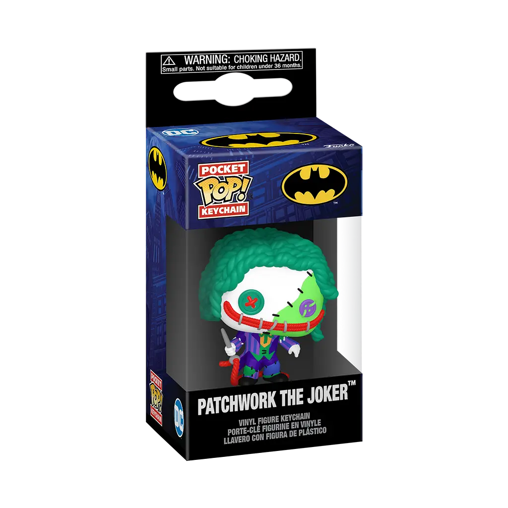 Фигурка-брелок Funko Pop Batman Patchwork The Joker 4 см (FP B J K 511) - фото 3