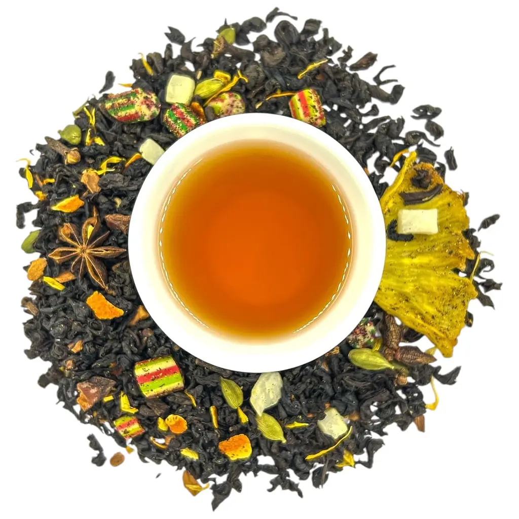 Чай Teahouse New Year Tea №574 в металевій банці 250 г - фото 4