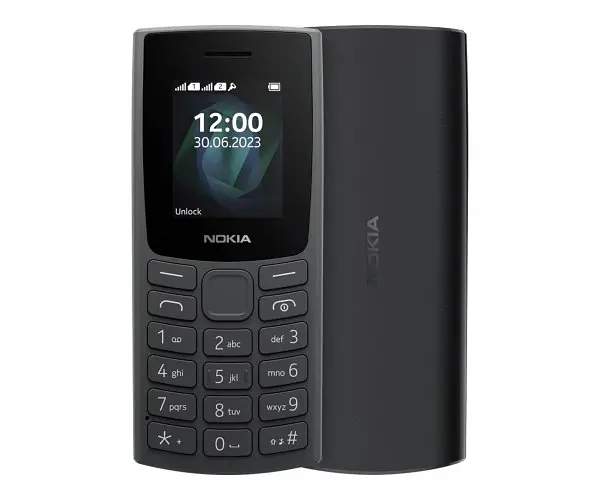 Мобільний телефон Nokia 105 SS 1 sim 2023 Charcoal (1GF019EPA2C01) - фото 2