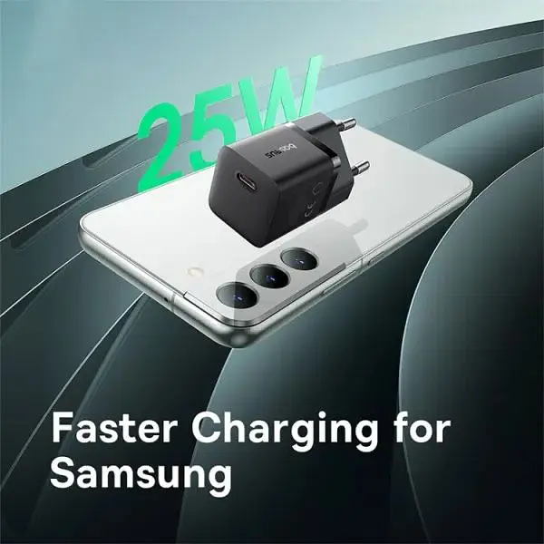 Мережевий зарядний пристрій Baseus GaN5 Mini Fast Charger Type-C 25W Black [P10110909113-00] [139985] - фото 5