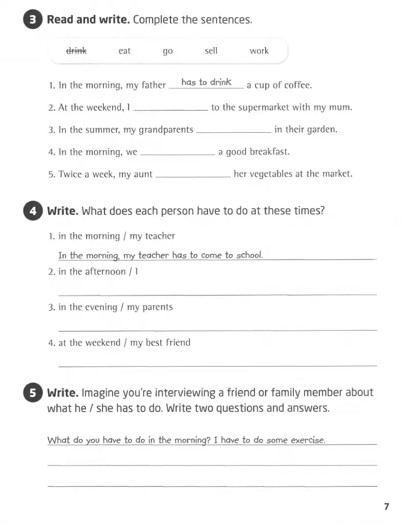 Our World 4. Grammar. Workbook - фото 8