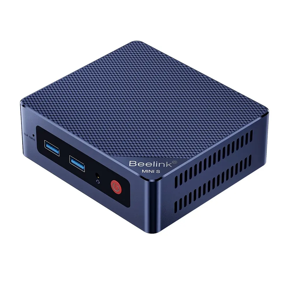 Неттоп Beelink Mini S13 Black N150 16Gb DDR4 500Gb SSD NVMe 1x2.5" GLan 4 кріплення VESA у комплекті (BLMS12N958256BK) - фото 4