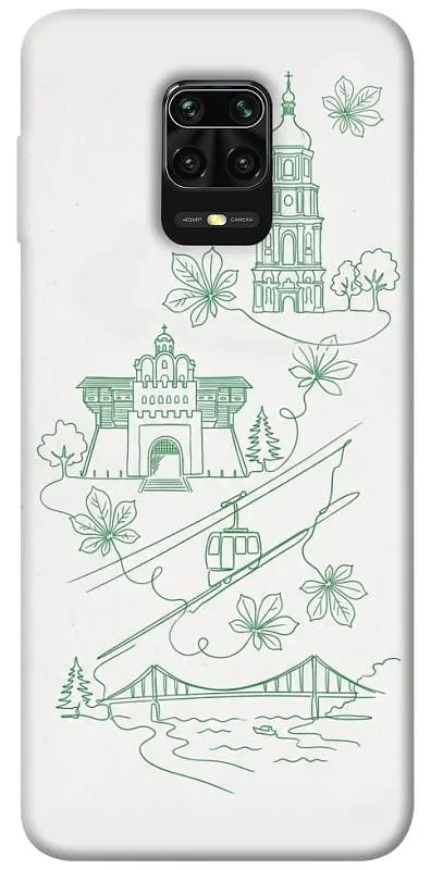 TPU чохол Demsky Heart of Kyiv для Xiaomi Redmi Note 9s / Note 9 Pro / Note 9 Pro Max