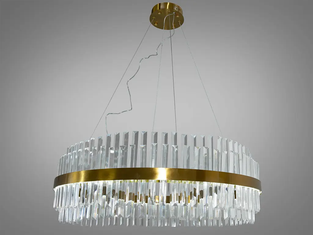 Підвісна кришталева світлодіодна люстра 190 Вт Diasha 840/800BR - фото 3