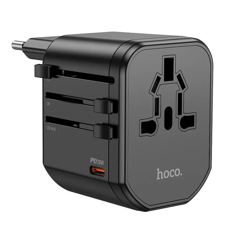 Перехідник на всі розетки Hoco AC15 - 3 порти 30W - фото 3