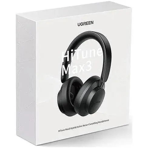 Наушники беспроводные Ugreen HP106 HiTune Max3 Hybrid (черные) - фото 6