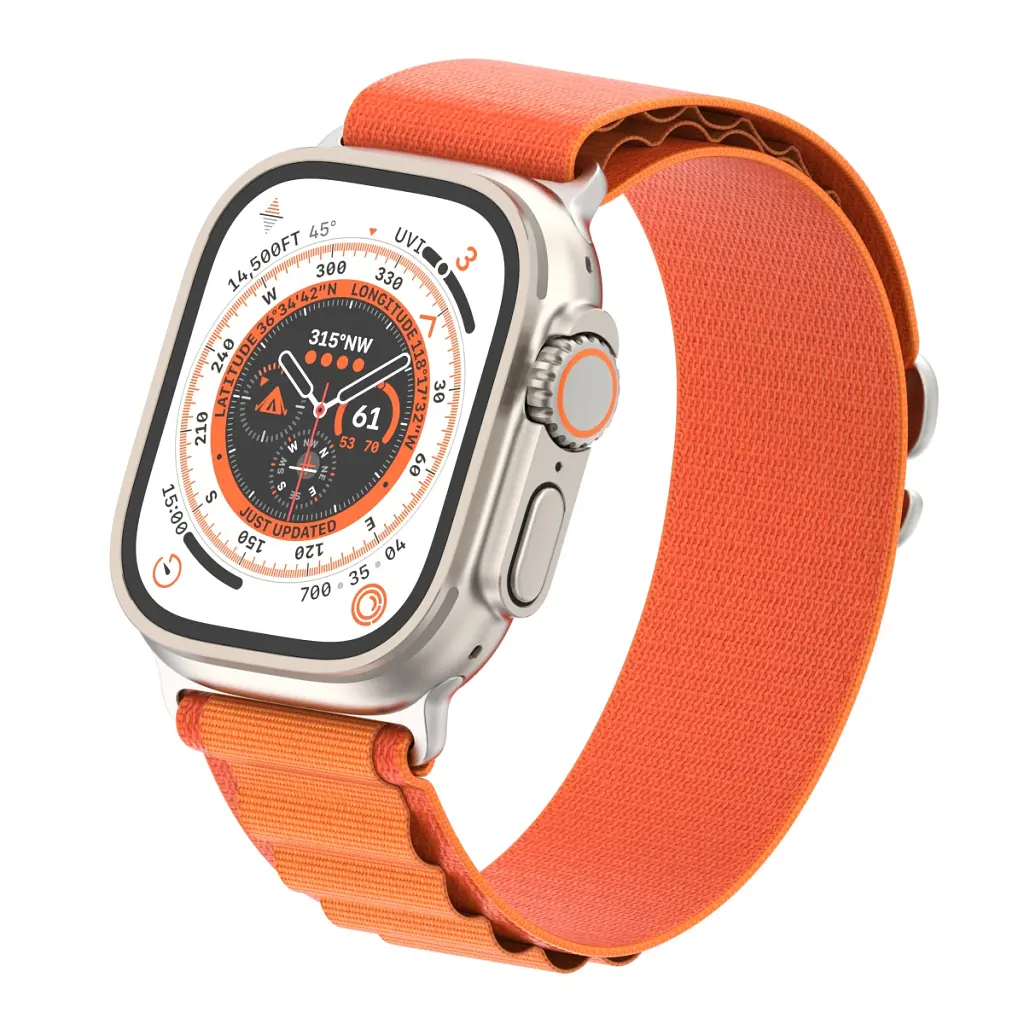 Ремінець до смарт-годинника Armorstandart Alpina Band для Apple Watch 42 (Series 11-10)/41/40/38 Orange (ARM64978) - фото 4