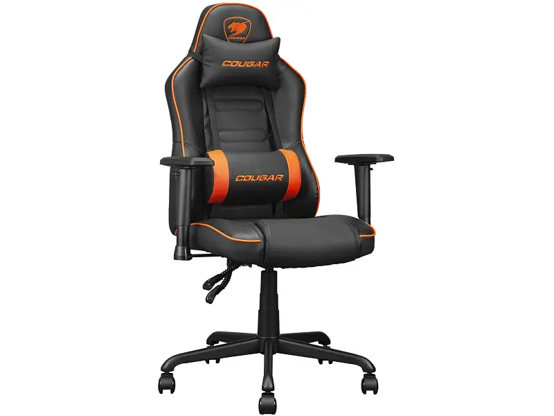 Комп'ютерне крісло для геймера Cougar Fusion S black/orange - фото 3