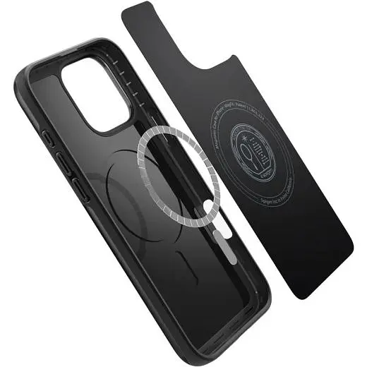 Чехол Spigen Thin Fit MagSafe Black для iPhone 16 Pro (ACS08106) - фото 4